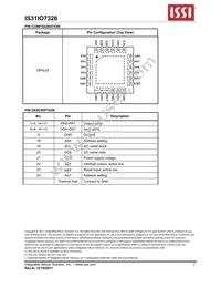IS31IO7326-QFLS4-TR Datasheet Page 2