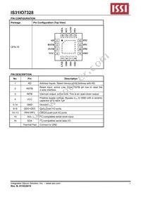 IS31IO7328-QFLS4-TR Datasheet Page 2