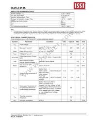 IS31LT3135-V1GRLS2-TR Datasheet Page 3