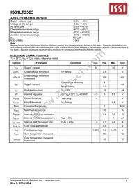 IS31LT3505-SLS2-TR Datasheet Page 4