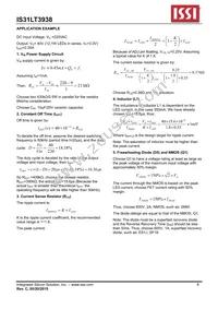 IS31LT3938-GRLS2-TR Datasheet Page 8