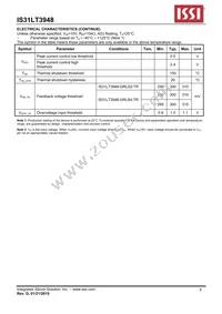 IS31LT3948-GRLS2-TR Datasheet Page 5