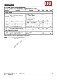 IS32BL3552-ZLA3-TR Datasheet Page 6