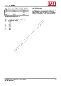 IS32FL3740-ZLA3 Datasheet Page 23