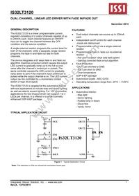 IS32LT3120-GRLA3-TR Datasheet Cover