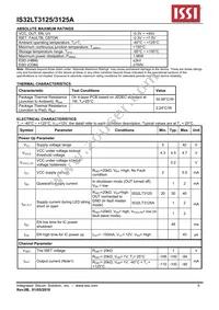 IS32LT3125A-GRLA3-TR Datasheet Page 5