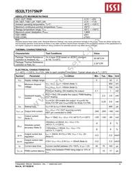 IS32LT3175P-GRLA3-TR Datasheet Page 4