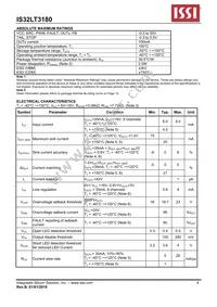 IS32LT3180-ZLA3-TR Datasheet Page 4