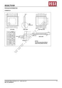 IS32LT3181-ZLA3-TR Datasheet Page 17