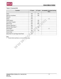 IS34ML01G084-TLI-TR Datasheet Page 12