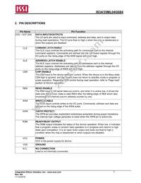 IS34ML04G084-TLI-TR Datasheet Page 7