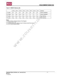 IS34MW01G164-BLI Datasheet Page 11