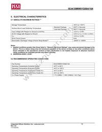 IS34MW01G164-BLI Datasheet Page 16