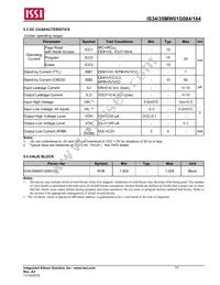 IS34MW01G164-BLI Datasheet Page 17