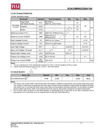 IS34MW02G084-TLI-TR Datasheet Page 17