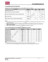 IS34MW04G084-TLI-TR Datasheet Page 17