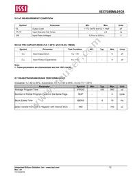 IS37SML01G1-LLI Datasheet Page 12