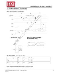 IS39LV010-70VCE Datasheet Page 15