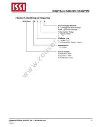 IS39LV010-70VCE Datasheet Page 21