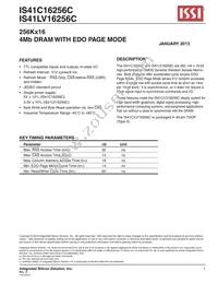 IS41LV16256C-35TLI-TR Datasheet Cover