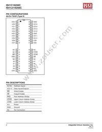 IS41LV16256C-35TLI-TR Datasheet Page 2