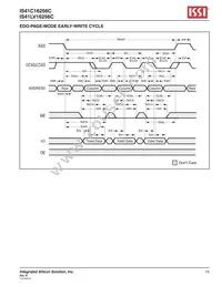 IS41LV16256C-35TLI-TR Datasheet Page 15