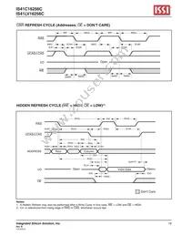 IS41LV16256C-35TLI-TR Datasheet Page 19