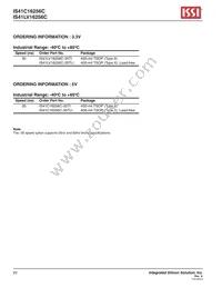 IS41LV16256C-35TLI-TR Datasheet Page 20