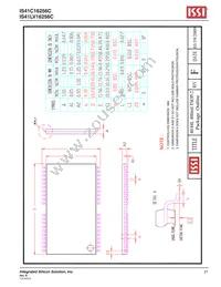 IS41LV16256C-35TLI-TR Datasheet Page 21