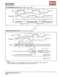 IS41LV16257C-35TLI-TR Datasheet Page 17