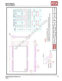 IS41LV16257C-35TLI-TR Datasheet Page 19