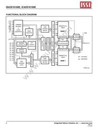 IS42S16100E-7TLI-TR Datasheet Page 4
