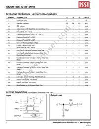 IS42S16100E-7TLI-TR Datasheet Page 8