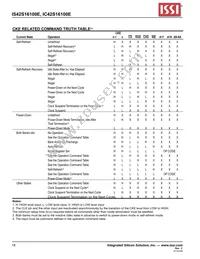 IS42S16100E-7TLI-TR Datasheet Page 18