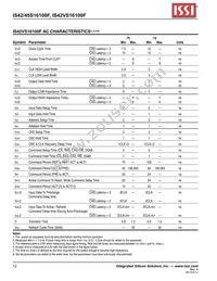 IS42S16100F-7TL-TR Datasheet Page 12