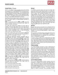 IS42S16400D-6BLI-TR Datasheet Page 5