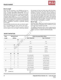 IS42S16400D-6BLI-TR Datasheet Page 18