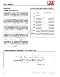 IS42S16400D-6BLI-TR Datasheet Page 20