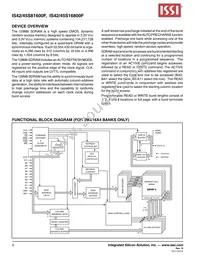 IS42S16800F-7BI Datasheet Page 2