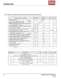 IS42S32160A-75BI-TR Datasheet Page 20