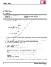 IS42S32160A-75BI-TR Datasheet Page 22