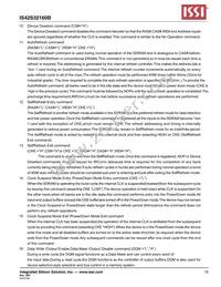 IS42S32160B-7TLI-TR Datasheet Page 19