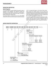 IS42S32200C1-6TLI-TR Datasheet Page 14