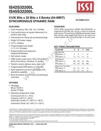 IS42S32200L-7BI Datasheet Cover