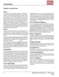 IS42S32400D-7TI-TR Datasheet Page 6