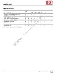 IS42S32400E-7TLI-TR Datasheet Page 8