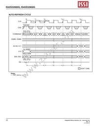 IS42S32800G-7BI Datasheet Page 20