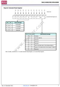 IS42SM16200D-75BLI-TR Datasheet Page 7