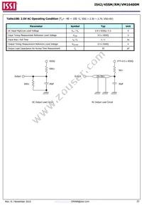 IS42SM16400M-6BLI Datasheet Page 23