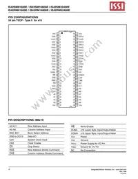 IS42SM16800E-75ETLI Datasheet Page 4